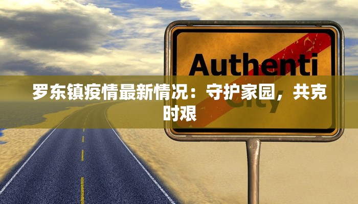 罗东镇疫情最新情况：守护家园，共克时艰