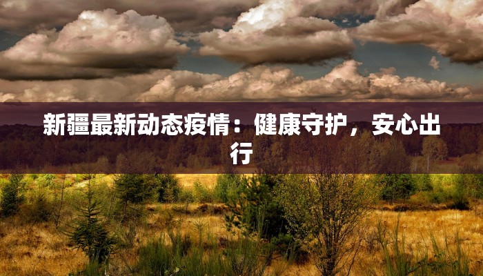 新疆最新动态疫情：健康守护，安心出行