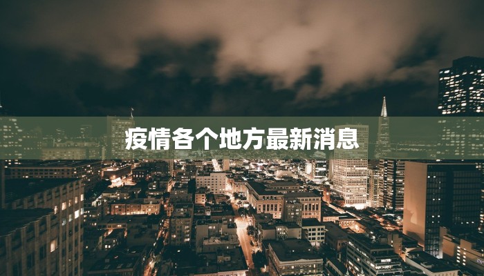 疫情各个地方最新消息