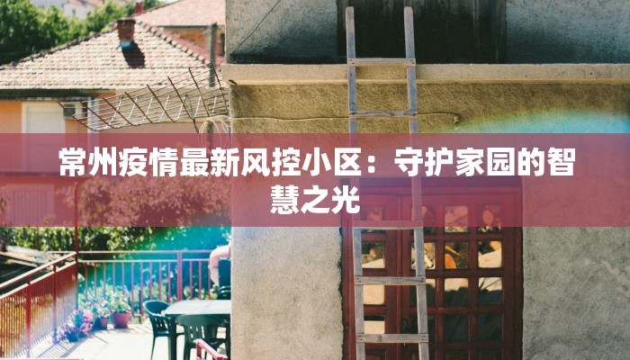 常州疫情最新风控小区：守护家园的智慧之光