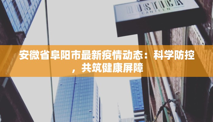 安微省阜阳市最新疫情动态：科学防控，共筑健康屏障