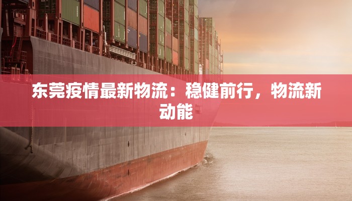 东莞疫情最新物流：稳健前行，物流新动能