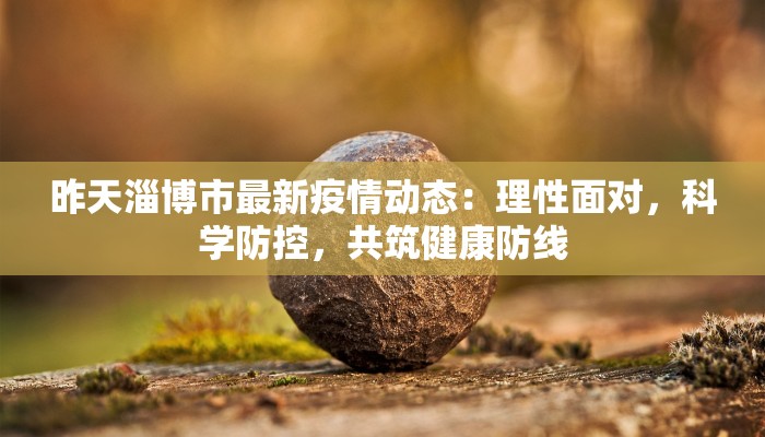 昨天淄博市最新疫情动态：理性面对，科学防控，共筑健康防线