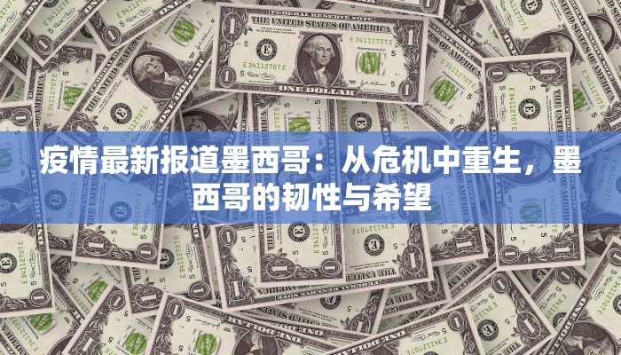 疫情最新报道墨西哥：从危机中重生，墨西哥的韧性与希望