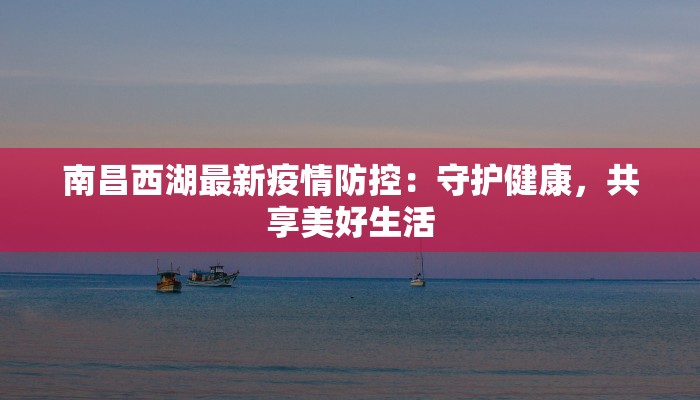 南昌西湖最新疫情防控：守护健康，共享美好生活