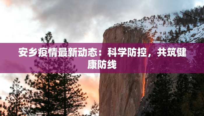 安乡疫情最新动态：科学防控，共筑健康防线