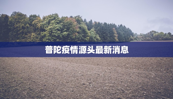 普陀疫情源头最新消息