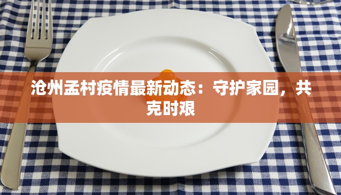 沧州孟村疫情最新动态：守护家园，共克时艰